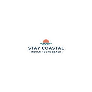 Stay Coastal Logo Sticker