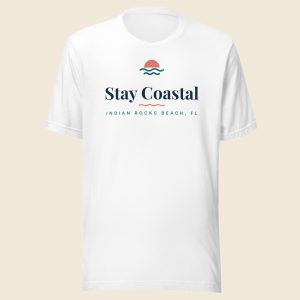 Stay Coastal Tee - White