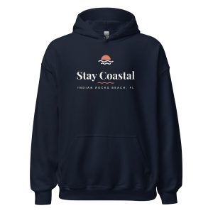 Stay Coastal Hoodie - Navy